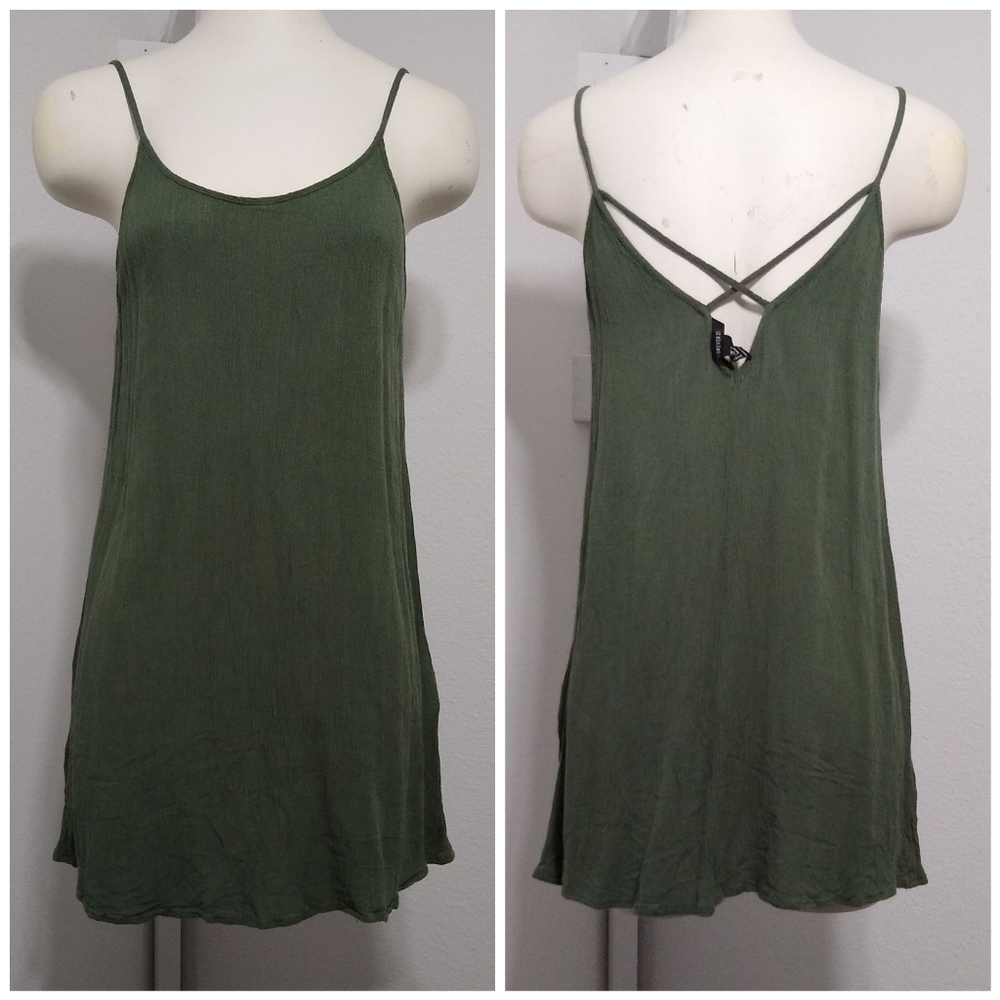 Forever 21 mini dress small Green Olive